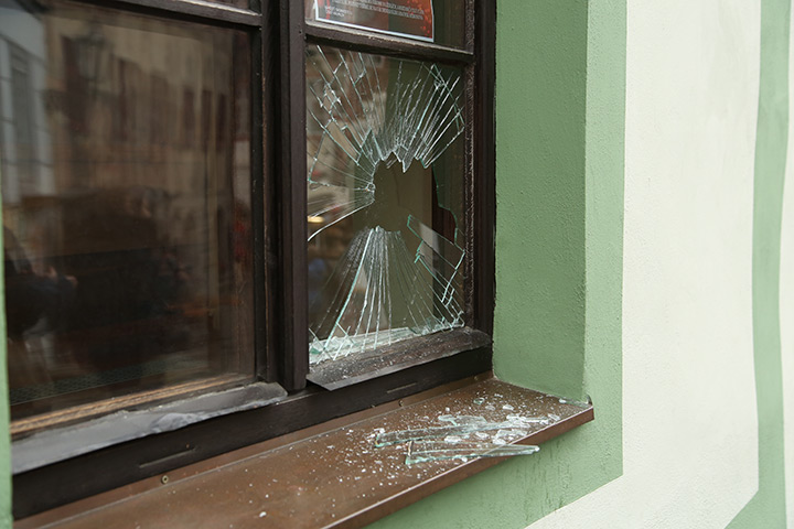 A2B Glass are able to board up broken windows while they are being repaired in Liversedge.